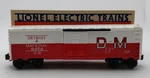 Lionel 6-9472 Gauge Detroit & Mackinac Boxcar Ln/box. Fixed Price $15.99.