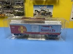 Menards Gold Line 279-2654 Scale Santa Fe Boxcar Train New. Fixed Price $49.99.