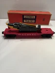 Lionel 6800 Postwar 1958 Flatcar With Airplane Black Over Yellow Original Box. Fixed Price $73.94.