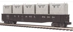 Mth Premier Nickel Plate Road Gondola Car W/ Lcl Containers 20-98034! Scale. Fixed Price $79.99.