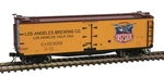 Atlas Ho Scale 40' Wood Reefer (beer Brand) Eastside #60219 (yellow/brown). Fixed Price $34.99.