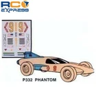 Pinecar Custom Parts W/decals Phantom PIN332. Fixed Price $12.78.