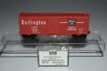 Scale Mtl 20170 Burlington 40' Single Door Boxcar 62988 C43804. Fixed Price $19.99.