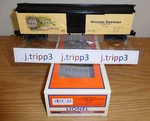 Lionel #83656 Coors Golden Beer Brewery Heritage Wood-sided Reefer Gauge Train. Fixed Price $49.95.