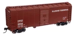 Walthers Ho Scale 40' Aar 1944 Boxcar Illinois Terminal #6909. Fixed Price $26.99.