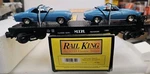Mth Flat Car Auto Transport With 2, 1969 Camaros #30-7634, See Ad. (F1). Fixed Price $27.00.