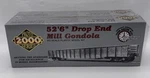Proto 2000 Series Ann Arbor 52' Drop End Mill Gondola Pack 2026 And 2002. Fixed Price $24.95.
