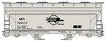 Accurail 2215 Acf 2-BAY Covered Hopper Kit Missouri Pacific Mp 706937 (scream. Fixed Price $18.99.