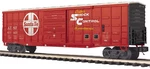 Mth 20-93986 Santa Fe 50' Waffle Side Boxcar Gauge Rail Rd# 611025. Fixed Price $64.95.