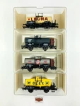 CA36 Fleischmann H0 5420/1/5433/5884 Lot Of 2-AXLE Tank Wagons, Ep. Ii. Fixed Price $103.40.