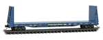 Micro Trains Scale 61' 8" Bulkhead Flatcar Golden West Service Gvsr #450038. Fixed Price $25.43.