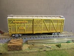 Ho Scale Athearn Union Pacific 40' Stock Car Metal Wheels Kadee Couplers. Fixed Price $13.99.