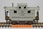 Ahm 2-RAIL Scale #5323 V&t Virginia Truckee 4-WHEEL Transfer Caboose. Fixed Price $10.00.