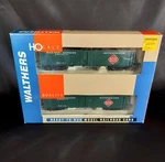 Walthers Ho Rea Gacx Wood Reefer 2-PACK #406 & #352 Train 932-25471. Fixed Price $50.00.