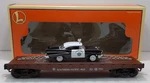 Lionel 6-26906 Gauge Southern Pacific Flatcar W/ 1957 Chevy Police Ln/box. Fixed Price $24.59.
