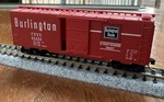 Micro-trains Scale #20170 40 Std Boxcar Burlington Route Cb&q #62988 Nib Ny. Fixed Price $21.98.