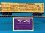 30-7101 Mth Railking New York Central Stock Car O/O27 Nyc. Fixed Price $29.95.