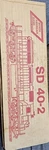Rare Ho Scale North American Diesel SD-40-2 Locomotive Powered Undecorated. Fixed Price $70.00.