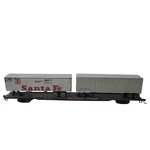 Athearn 86' Train Ttx Double Piggyback Flatcar With Trailers Ho Scale. Fixed Price $29.96.