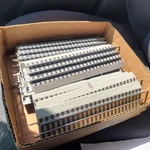 Lionel Fastrack 10-INCH Straight Train Tracks, Lot Of 10, 3-RAIL, O-gauge. Fixed Price $64.99.