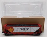 Menards 279-3048 Gauge Santa Fe 4-BAY Hopper Car #67803 Ex/box. Fixed Price $28.19.