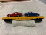 Lionel 6-17527 Yellow Flatcar W/red & Blue Dodge Vipers, Lnib/nib, Box Vg Cond. Fixed Price $45.00.