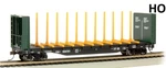 Ho- 52' Center-beam Flatcar,- Canadian National #604751 BAC-12902. Fixed Price $43.99.
