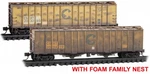 Micro-trains Mtl N-scale Csx/ex-chessie Airflow Hoppers Weathered 2-PACK. Fixed Price $61.89.