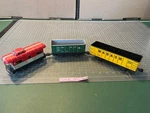 Marx Train 3 Early Knuckle Coupler Cars Wabash 80982 Lv 28500 Nyc 20102 Lot. Fixed Price $18.95.