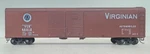 Ho Bowser 50' Round Roof Double Door Car Virginian Vgn 62012 Rtr W/box. Fixed Price $14.00.
