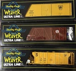 Weaver Ultra Prr PS-2 Covered Hopper, Pennsylvania Stock Car, And PS-1 Box. Fixed Price $63.00.