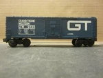 Lionel 9735 Grand Trunk Western Box Car Blue. Fixed Price $33.99.