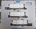 Kato #106-6112 Gunderson Maxi-iv Double Stack W/ Containers Bnsf #253539. Fixed Price $125.00.