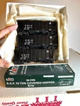 Kato #38-0105 3-ERIE Acf Covered Hopper Cars W/3 Diff. #s H.o. 1:87. Fixed Price $69.99.