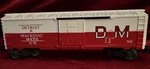 Lionel 6-9472, Detroit And Mackinac Box Car Untested. Fixed Price $40.00.