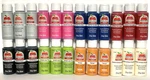 Acrylic Paint 24 Bottle Lot Too Blue Diva Pink Lime Tree Red Apple 48 Total Oz. Fixed Price $19.87.