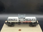 Atlas Industrial Rail 10050105 Baker's Chocolate O27 Scale Tank Car 31057 Ln/box. Fixed Price $33.00.