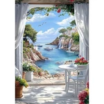 Diamond Art Kits For Adults Landscape, 5D Full Drill Dots, Diy. Fixed Price $12.99.