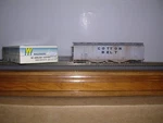Walthers #932-3674 Cotton Belt 50' Airslide Cov.hopper Car #79787 Weatherd 1/87. Fixed Price $34.99.