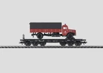 Marklin Ho 48756 Heavy-duty Flat Car With Fire Department Truck Mhi Exclusive. Fixed Price $79.95.