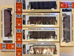 Ho-scale Con 100 Ton Hopper Kits. Set Of 6 Undecorated (paint Stripped). Fixed Price $60.00.