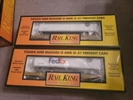 King By Mth 30-4235B Bnsf Flat Car With 40' Trailer Set Of. Fixed Price $92.99.