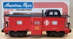 American Flyer Santa Fe Bay Window Caboose Gauge 1:64 Scale 4-9405. Fixed Price $24.95.