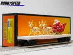 Mth Railking Christmas Santa Sleigh & Reindeer (white) O Gauge Flat 30-76919 New. Fixed Price $88.84.