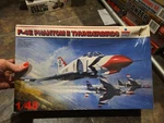 Esci F-4E Phantom Ii Thunderbirds Model Kit 1:48 Scale, #4050 Sealed. Fixed Price $45.00.