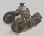 Original Lionel 6460 Crane Car Truck Sideframe & 2 Wheel Sets. Fixed Price $7.99.