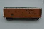 Ahm Rivarossi Scale # 7308 D Pacific Fruit Express Reefer Car Original Box. Fixed Price $25.00.
