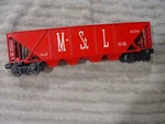 Postwar Lionel Minneapolis & St. Louis Quad Hopper Car No. 6536 Unrun. Fixed Price $94.95.