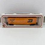 Bachmann Ho Scale Electric Model Train Orange Burlington Northern Boxcar BN26534. Fixed Price $24.99.