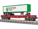 Mth Train Scale Milwaukee Road Flatcar Green Giant Trailor 30-76894 New Box. Fixed Price $129.99.